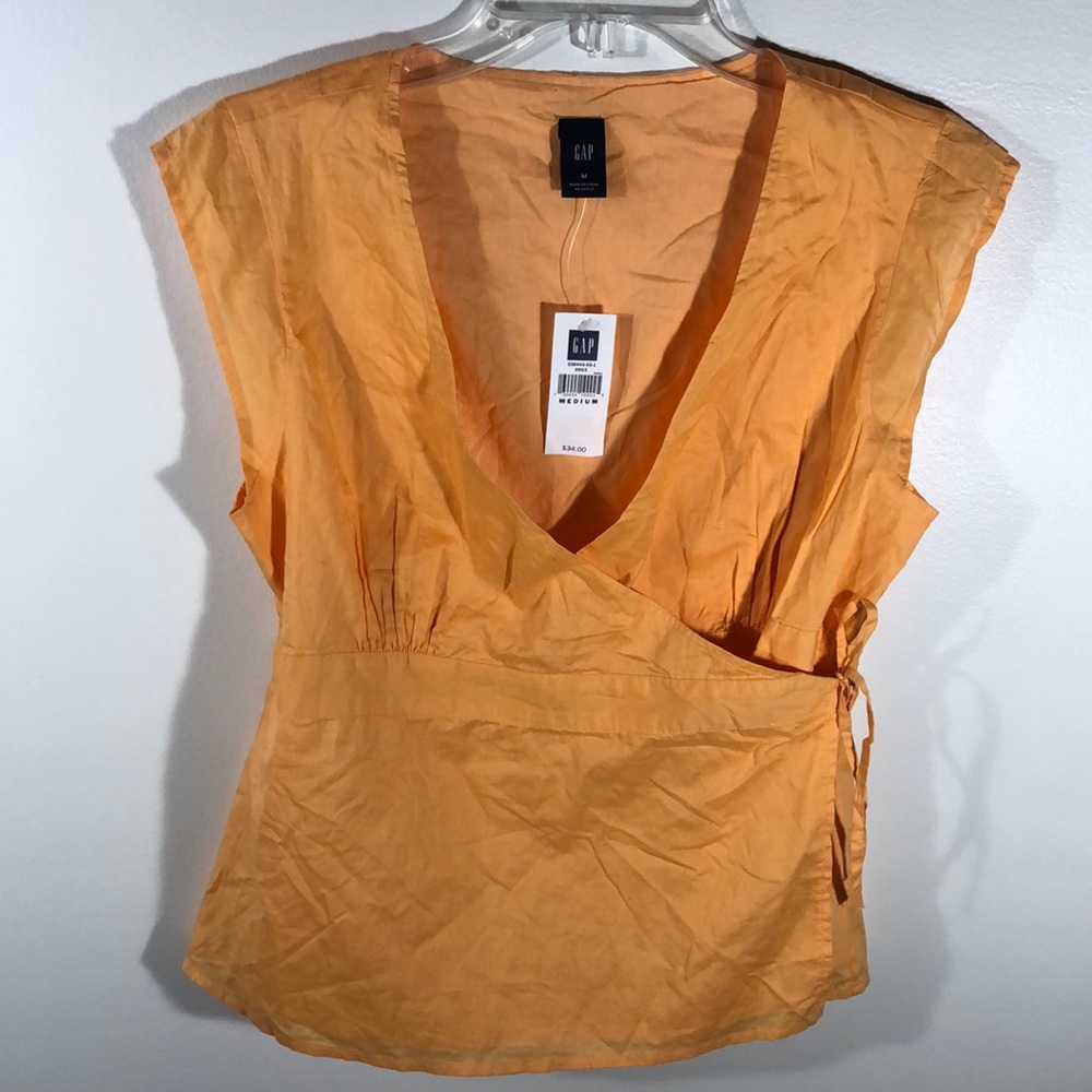 Gap Medium Wrap Blouse NWT